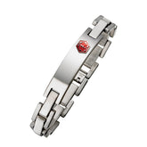 ALPINE Stainless Steel Medical ID Bracelet SB631MED